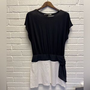 Love Moschino Black and White Mini Dress